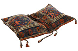 Jaf - Saddle Bags Персийски връзван килим 112x71 - Снимка 3