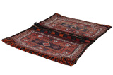 Lori - Saddle Bags Персийски връзван килим 116x95 - Снимка 2
