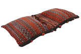 Jaf - Saddle Bags Персийски връзван килим 140x75 - Снимка 10