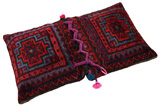 Jaf - Saddle Bags Персийски връзван килим 108x50 - Снимка 3
