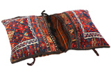 Jaf - Saddle Bags Персийски връзван килим 85x58 - Снимка 3