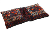 Jaf - Saddle Bags Персийски връзван килим 98x52 - Снимка 3