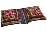 Jaf - Saddle Bags Персийски връзван килим 113x58 - Снимка 3