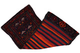 Jaf - Saddle Bags Персийски връзван килим 136x57 - Снимка 2