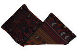 Jaf - Saddle Bags Персийски връзван килим 133x62 - Снимка 2
