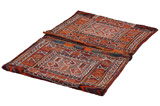 Jaf - Saddle Bags Персийски връзван килим 117x75 - Снимка 1