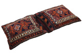 Jaf - Saddle Bags Персийски връзван килим 131x57 - Снимка 3