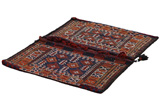 Jaf - Saddle Bags Персийски връзван килим 111x84 - Снимка 1