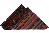 Jaf - Saddle Bags Персийски връзван килим 101x78 - Снимка 2
