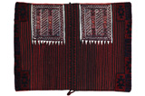 Jaf - Saddle Bags Персийски връзван килим 137x100 - Снимка 5