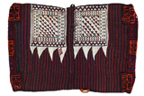 Jaf - Saddle Bags Персийски връзван килим 135x91 - Снимка 5