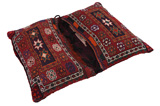 Jaf - Saddle Bags Персийски връзван килим 124x93 - Снимка 3
