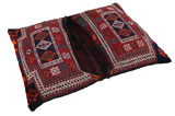 Jaf - Saddle Bags Персийски връзван килим 136x100 - Снимка 3
