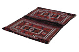 Jaf - Saddle Bags Персийски връзван килим 132x92 - Снимка 1