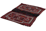 Jaf - Saddle Bags Персийски връзван килим 133x100 - Снимка 1
