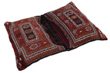 Jaf - Saddle Bags Персийски връзван килим 138x91 - Снимка 3