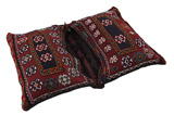 Jaf - Saddle Bags Персийски връзван килим 129x85 - Снимка 3