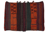 Jaf - Saddle Bags Персийски връзван килим 129x85 - Снимка 5