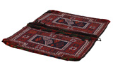 Jaf - Saddle Bags Персийски връзван килим 130x98 - Снимка 1