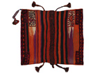 Jaf - Saddle Bags Персийски връзван килим 133x110 - Снимка 5