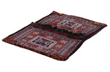 Jaf - Saddle Bags Персийски връзван килим 135x105 - Снимка 1