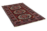 Guchan - Mashad Персийски връзван килим 200x115 - Снимка 1