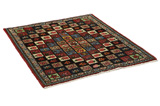 Bakhtiari - Garden Персийски връзван килим 134x103 - Снимка 1