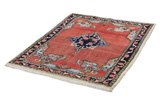 Bijar Персийски връзван килим 138x105 - Снимка 2