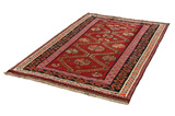 Lori - Bakhtiari Персийски връзван килим 215x146 - Снимка 2