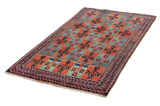 Gabbeh - Qashqai Персийски връзван килим 221x105 - Снимка 2
