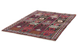 Gabbeh - Qashqai Персийски връзван килим 212x151 - Снимка 2