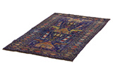 Baluch - Turkaman Персийски връзван килим 177x103 - Снимка 2