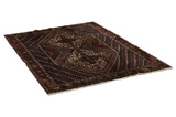 SahreBabak - Afshar Персийски връзван килим 194x133 - Снимка 1