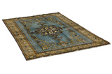 Qum Персийски връзван килим 203x142 - Снимка 1