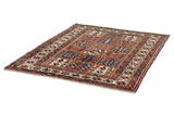 Bakhtiari Персийски връзван килим 200x156 - Снимка 2