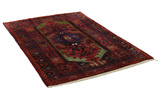 Zanjan Персийски връзван килим 208x138 - Снимка 1