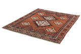 SahreBabak - Afshar Персийски връзван килим 212x162 - Снимка 2