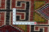 Qashqai - Yalameh Персийски връзван килим 195x122 - Снимка 4