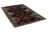 Gabbeh - Qashqai Персийски връзван килим 243x142 - Снимка 1