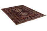 SahreBabak - Afshar Персийски връзван килим 170x126 - Снимка 1