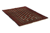 Бухара - Turkaman Персийски връзван килим 130x96 - Снимка 1