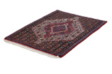 Senneh - Kurdi Персийски връзван килим 97x70 - Снимка 2