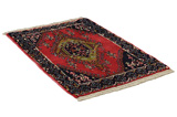 Zanjan - Hamadan Персийски връзван килим 90x62 - Снимка 1