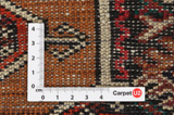 Бухара - Kurdi Персийски връзван килим 175x112 - Снимка 4