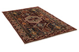 Afshar - Sirjan Персийски връзван килим 218x142 - Снимка 1