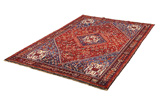 Qashqai - Shiraz Персийски връзван килим 245x160 - Снимка 2