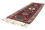 Lori - Qashqai Персийски връзван килим 454x155 - Снимка 2