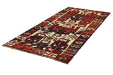 Lori - Bakhtiari Персийски връзван килим 331x141 - Снимка 2