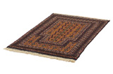 Baluch - Turkaman Персийски връзван килим 144x88 - Снимка 2
