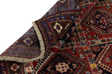 Yalameh - Qashqai Персийски връзван килим 196x157 - Снимка 5